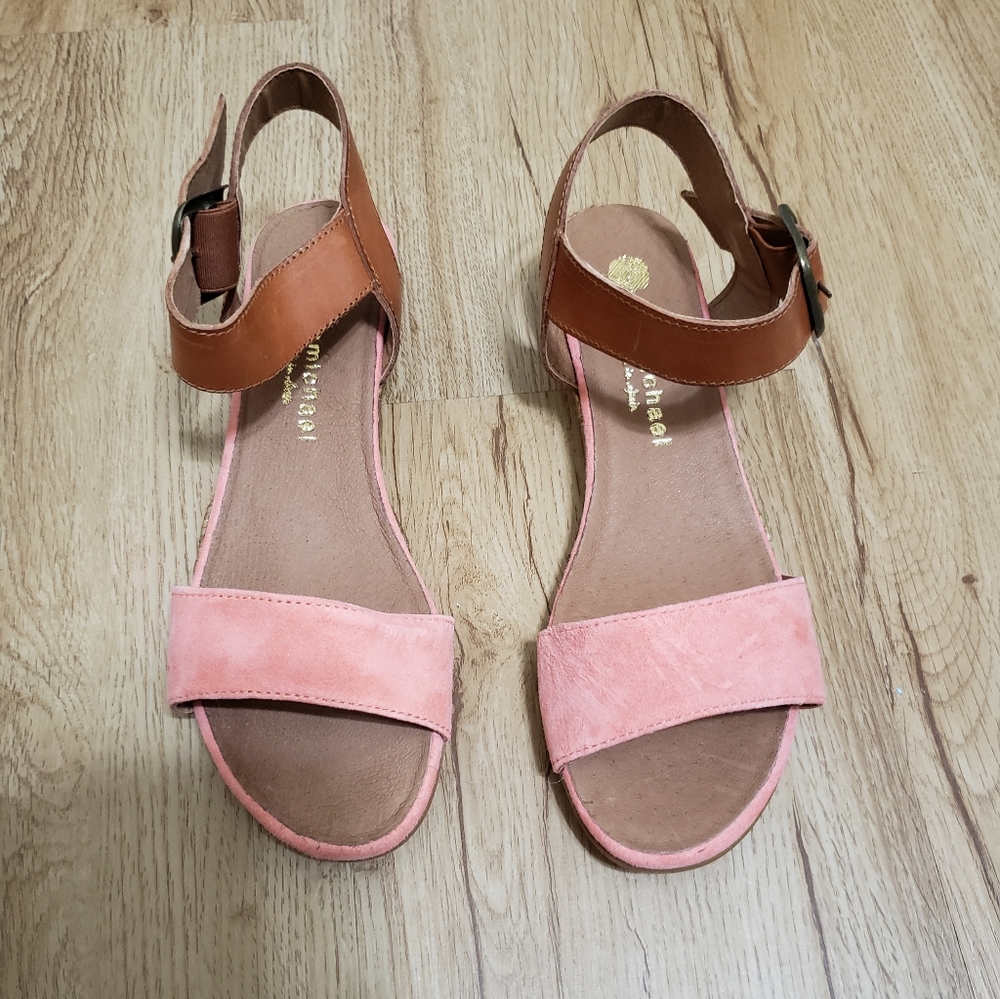 Eric Michael Amanda Orange Women's Sandals